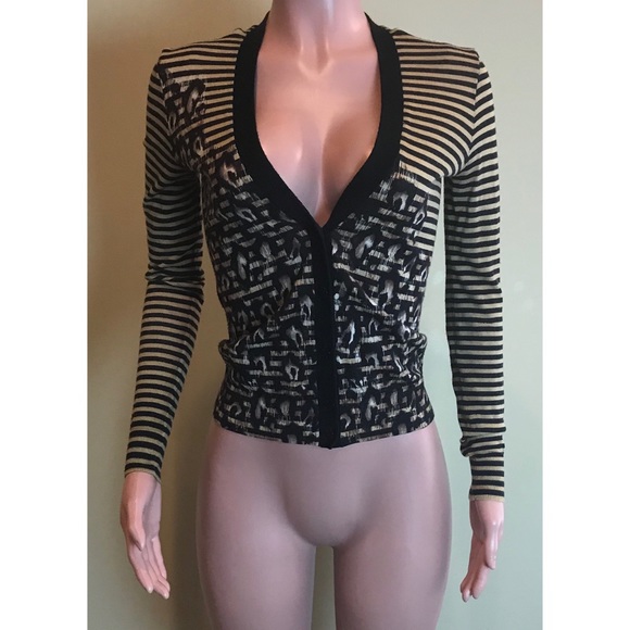 Tory Burch Sweaters - Tory Burch Printed Cardigan